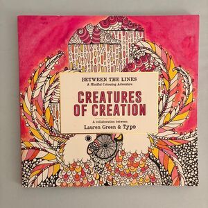 Typo Adult coloring book